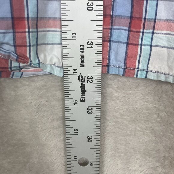 Columbia Shirt Mens Extra Large XL Red White Plaid Super Bonehead Fishing PFG - Picture 6 of 9